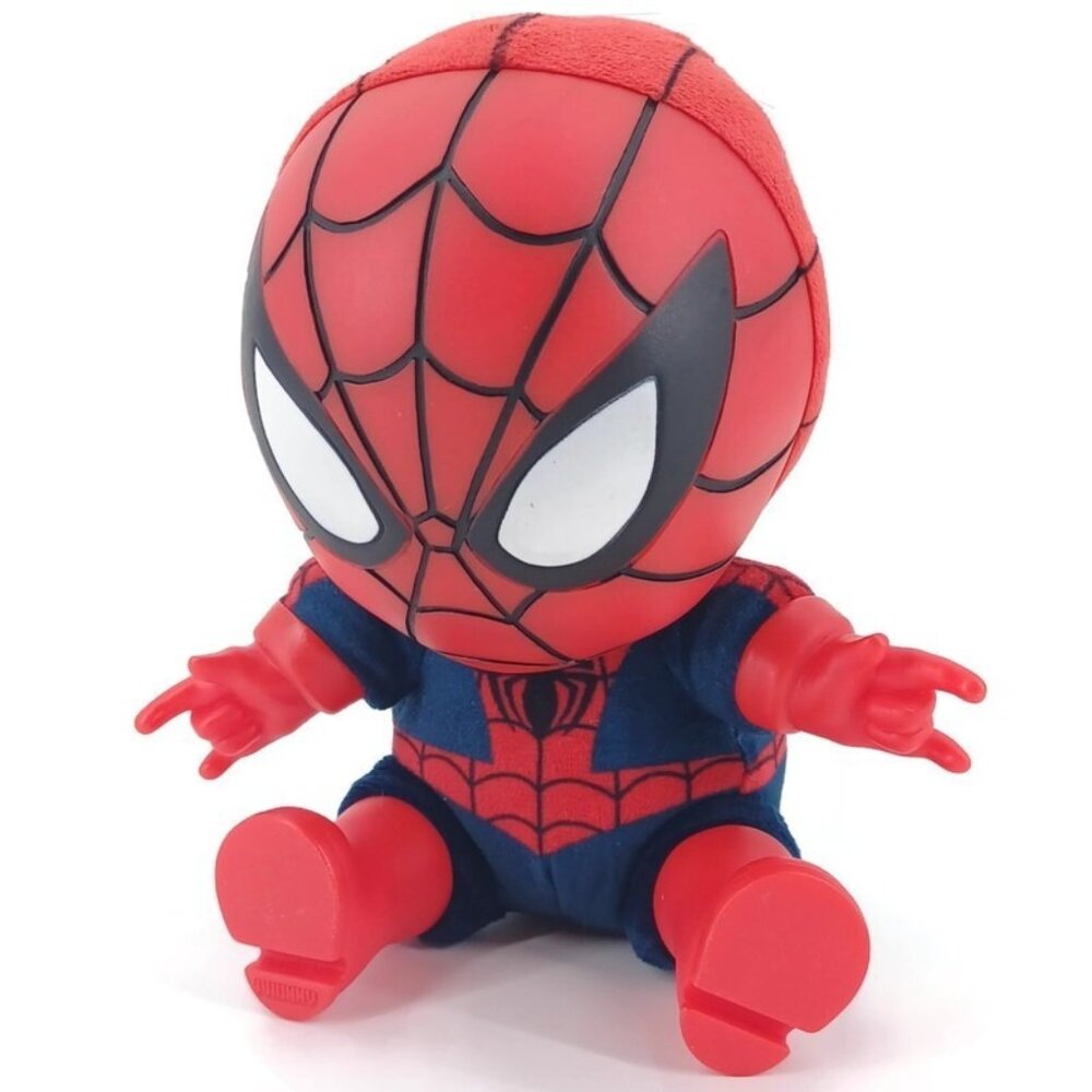 Marvel Kidrobot Roto Phunny Avengers 7” Spiderman Plush By Neca Toy Collector's